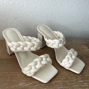Braided Heeled Sandals